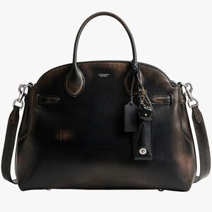 Coach Classic Black and Brown Satchel